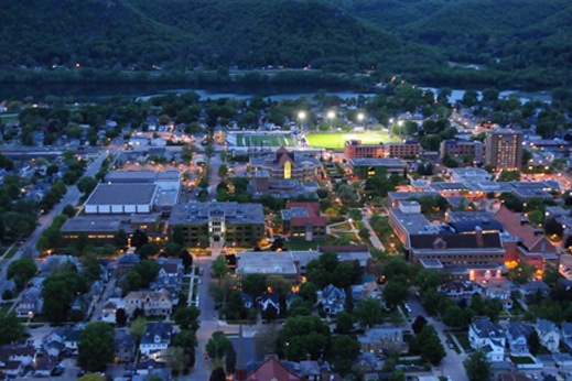 Aerial view of Winona Campus
