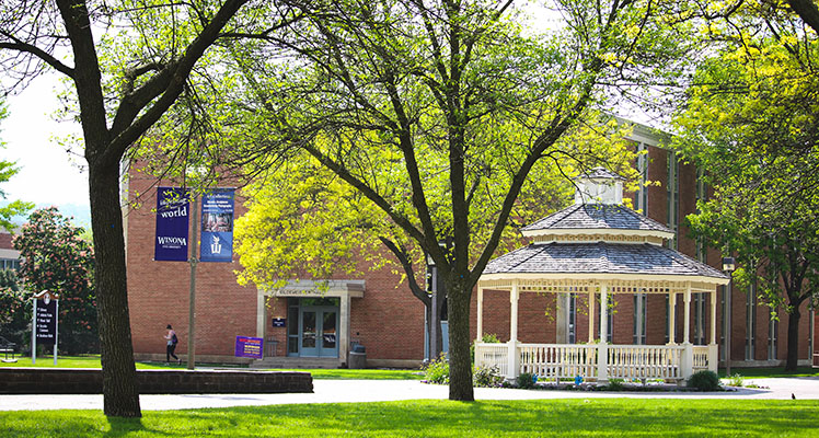 WSU Campus Gazebo in Summer