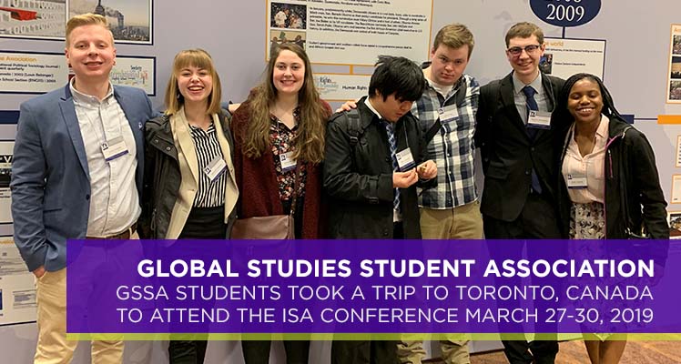 GSSA students attended ISA Conference in Toronto, Canada.